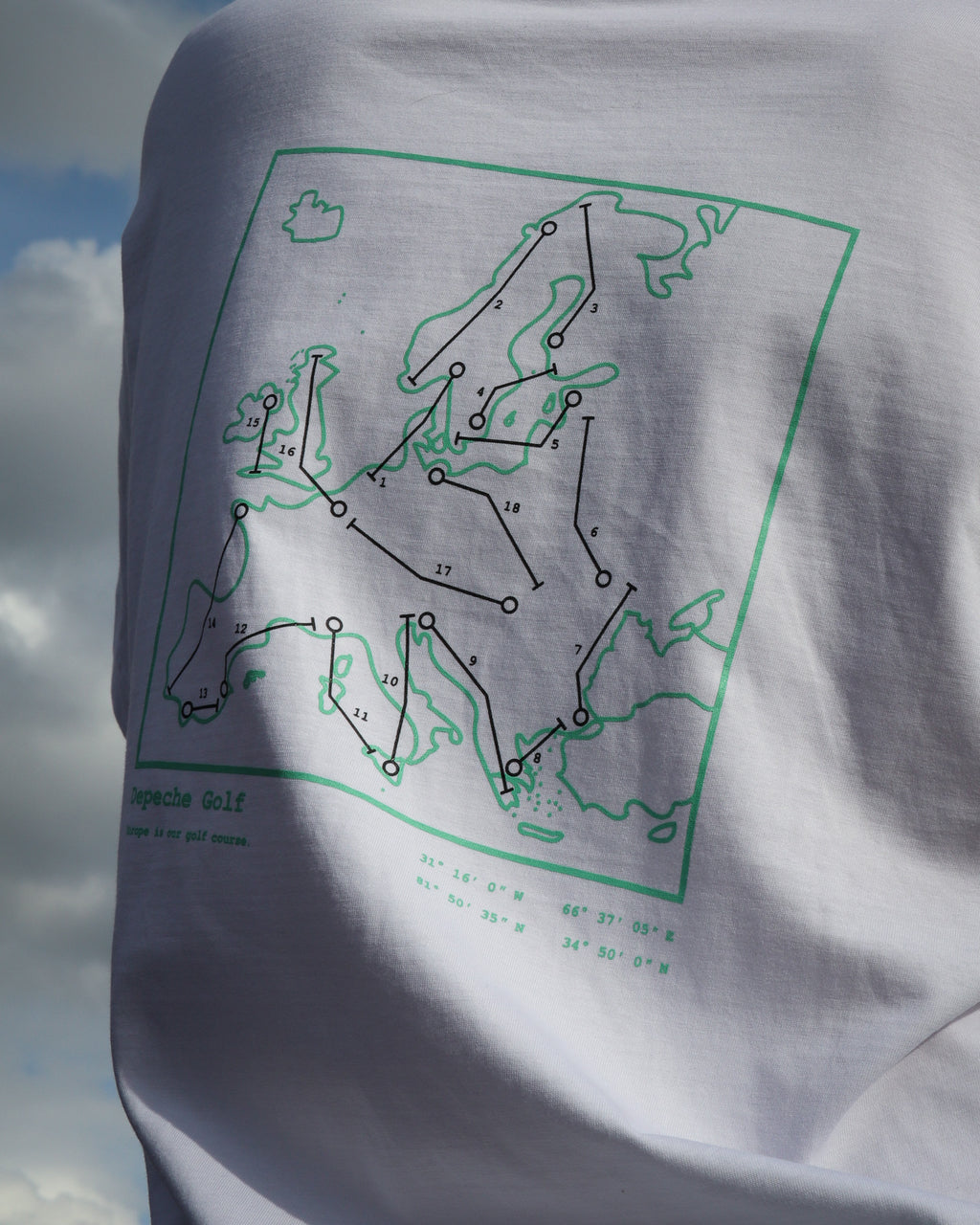 EUROPE PRINTED oversized T-Shirt