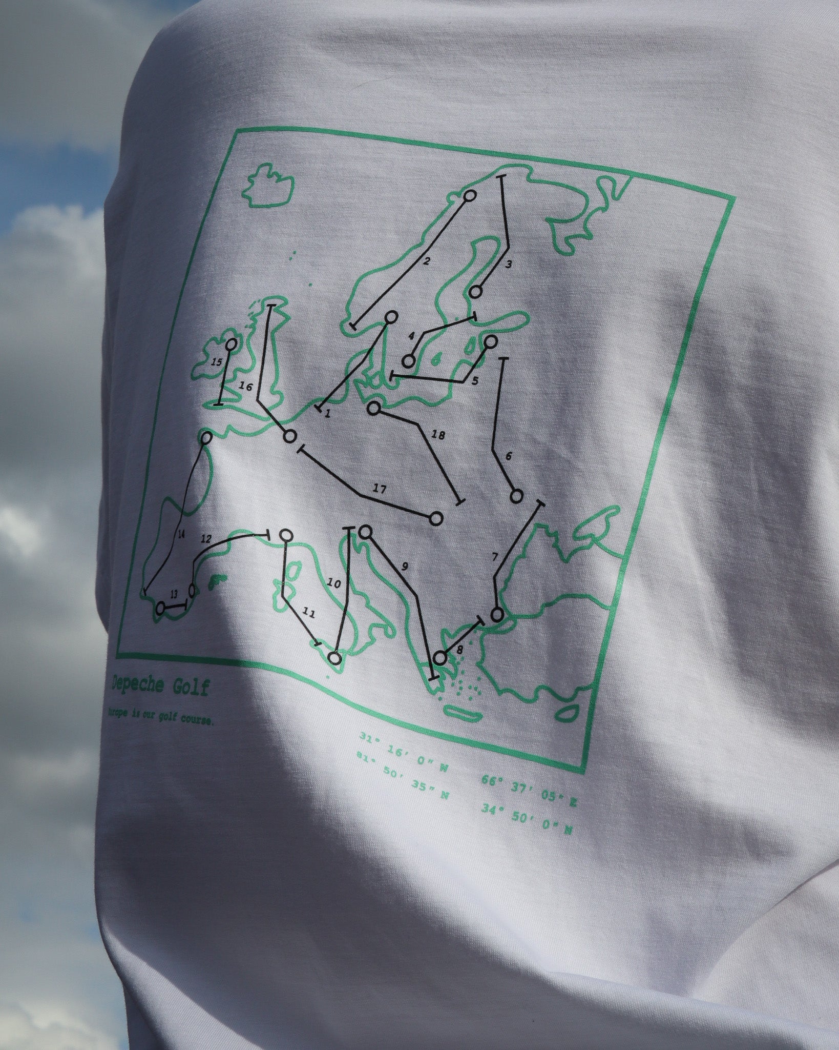 EUROPE PRINTED oversized T-Shirt