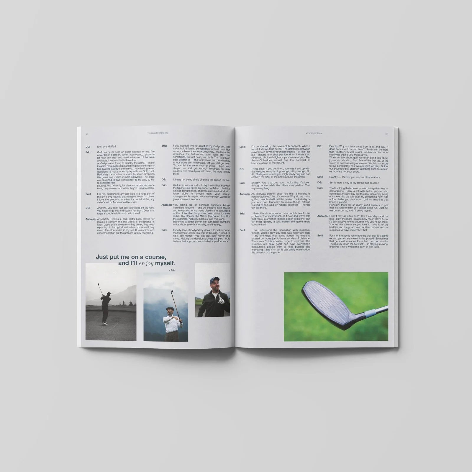 Depeche Golf Issue #4
