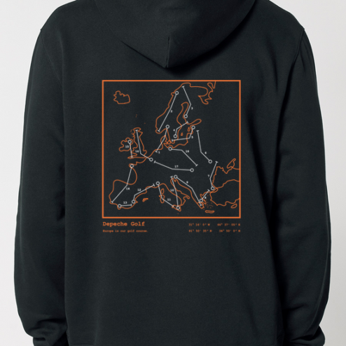 EUROPE PRINTED unisex Hoodie Back