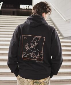 Alternative view of EUROPE PRINTED unisex Hoodie