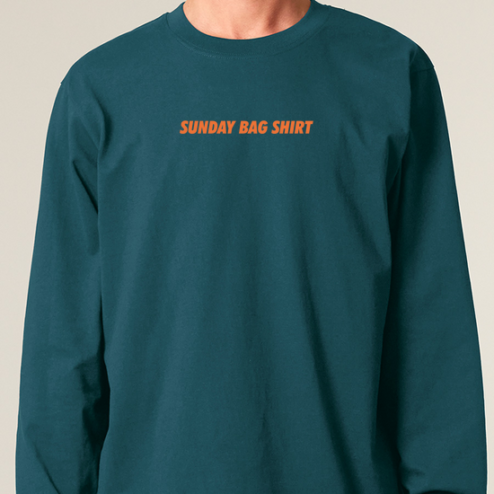 SUNDAY BAG SHIRT heavy Longsleeve Front